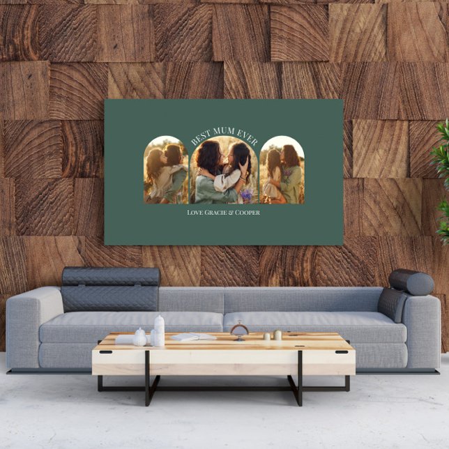 Foto Mãe elegante e multifoto do arco verde (Criador carregado)