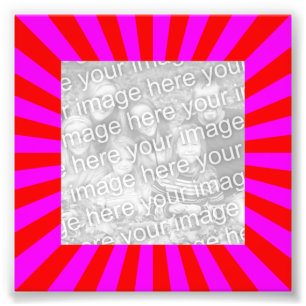 Foto magenta vermelha do quadro de Starburst