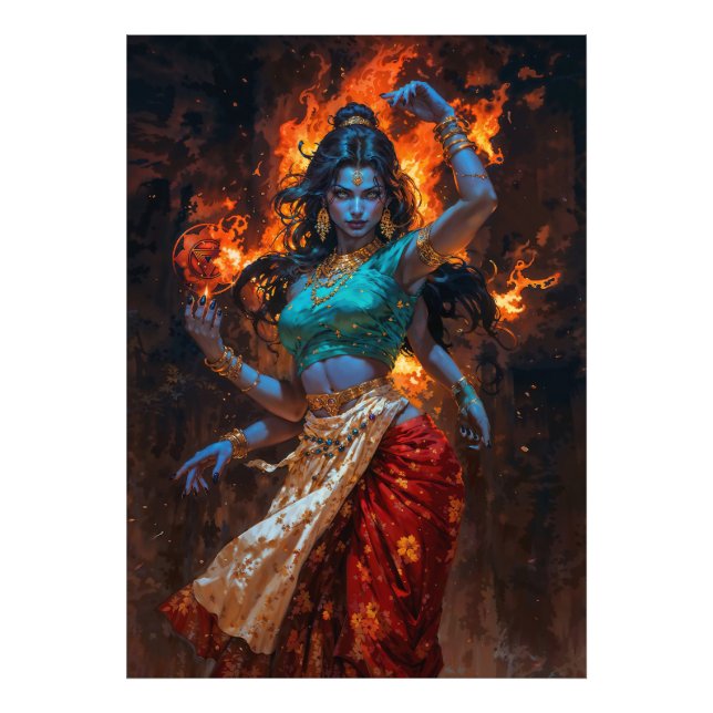 Foto Mahakali – O Fogo Vivo (Frente)