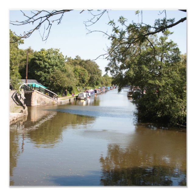 Foto Mais alto do Canal Macclesfield Poynton Cheshire (Frente)