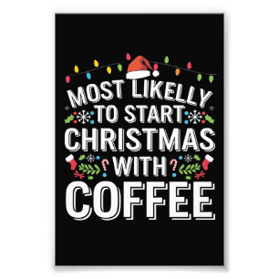 Foto Mais Propenso a Iniciar o Natal com Família e Café