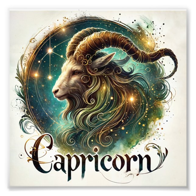 Foto Majestesco Capricórnio Zodiac (Frente)