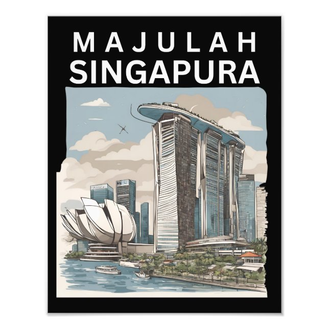 Foto Majulah Singapura (Frente)