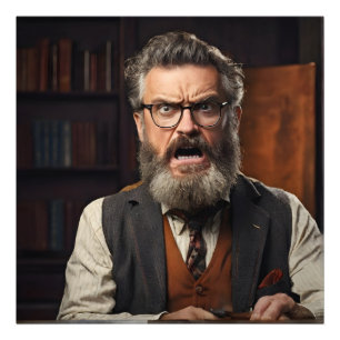 Foto Maluco professor com barba