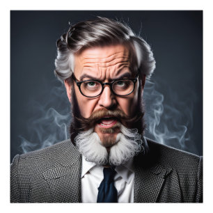 Foto Maluco professor com barba