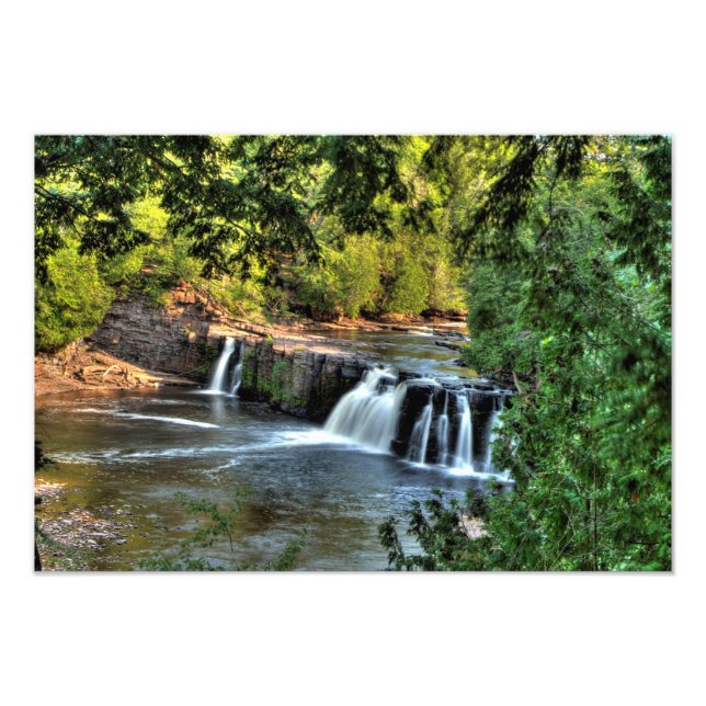 Foto Manabezho Falls, Michigan (Frente)
