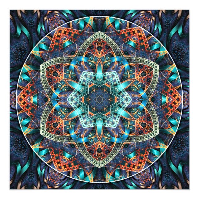 Foto Mandalas de clareza e coerência 13 Impressão (Frente)