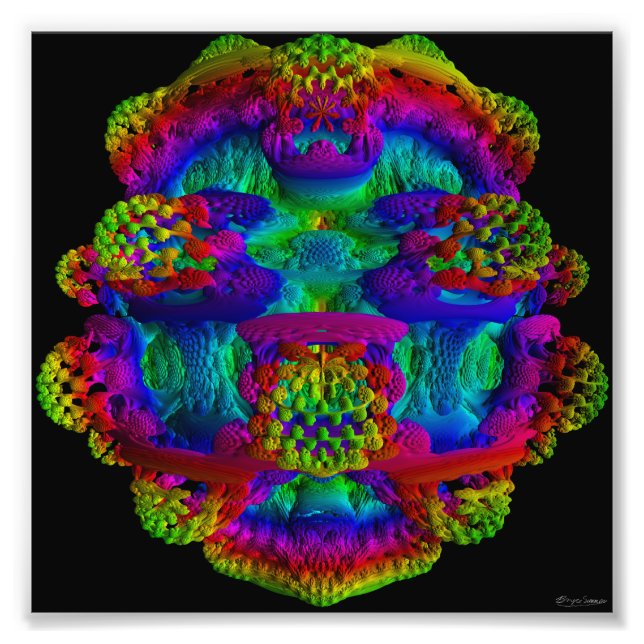 Foto Mandelbulb 2 impressão (Frente)