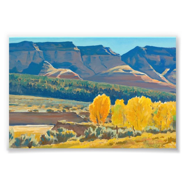 Foto Manhã pacífica por Maynard Dixon (Frente)