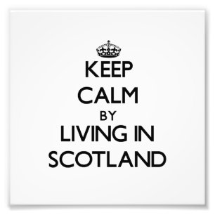 Foto Mantenha a calma vivendo em Scotland