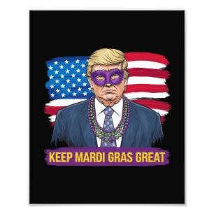 Foto Mantenha o Mardi Gras Ótimo Divertido Trump Mardi