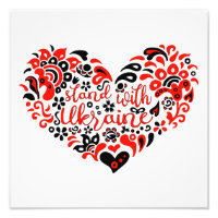 Mantenha-se firme com a Ucrânia, com as letras e o