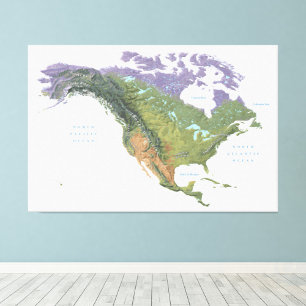 Foto Mapa americano das montanhas dos EUA de 60x40 pole