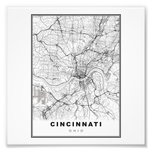 Foto Mapa Cincinnati (Frente)