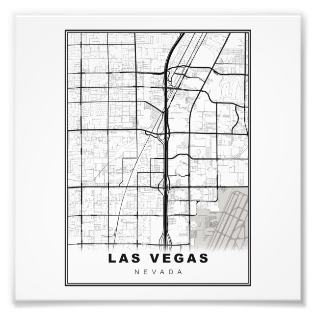 Foto Mapa da Faixa de Las Vegas (Frente)