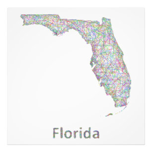 Foto Mapa da Flórida