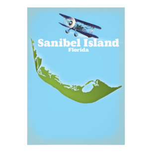Foto Mapa da Ilha Sanibel Flórida