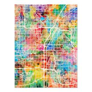 Foto Mapa de ruas da cidade de Las Vegas
