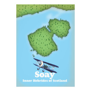 Foto Mapa de Soay Inner Hebrides da Escócia