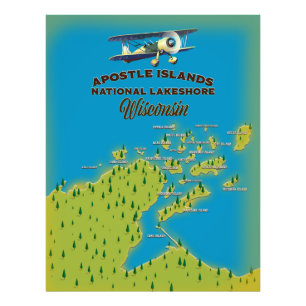 Foto Mapa do Apostle Islands National Lakeshore