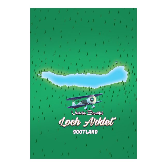 Foto mapa do Arklet da Escócia (Frente)