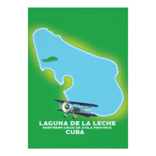 Foto Mapa do lago Laguna de la Leche Cuba