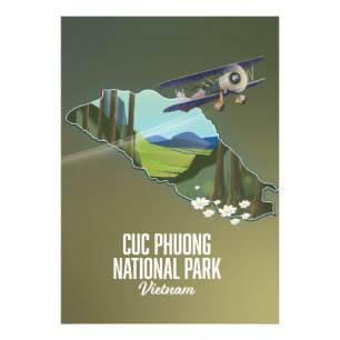 Foto Mapa do Parque Nacional Cuc Phuong Vietnam