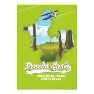 Foto Mapa do Parque Nacional da Peneda-gerês Portugal