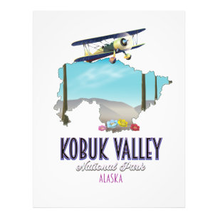 Foto Mapa do parque nacional Kobuk Valley Alasca