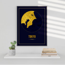 Foto Mapa Dourado de Tóquio