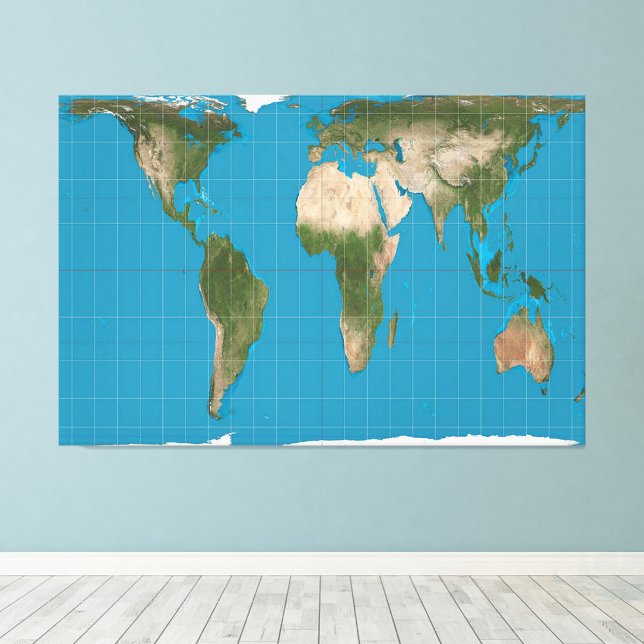 Foto Mapa Mundial de Projeção de Peters de Gall 60x40 p (Criador carregado)