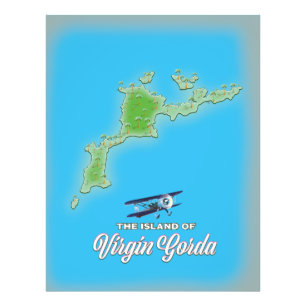 Foto Mapa Virgin Gorda