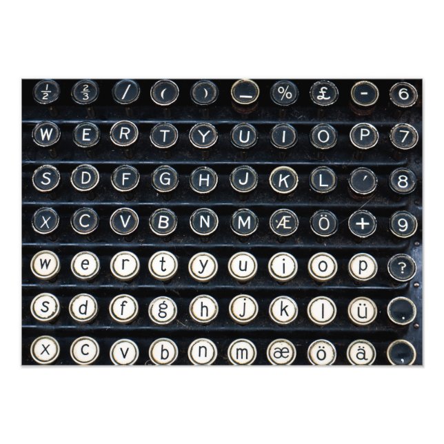 Foto Máquina de escrever antiga (Frente)