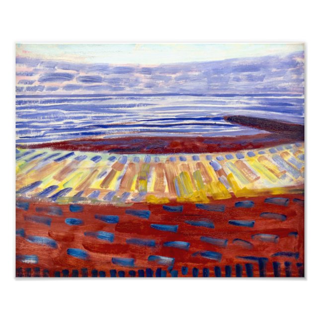 Foto Mar Depois do Sol | Piet Mondrian | (Frente)