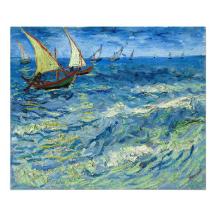 Foto Mar em Saintes-Maries por Vincent van Gogh