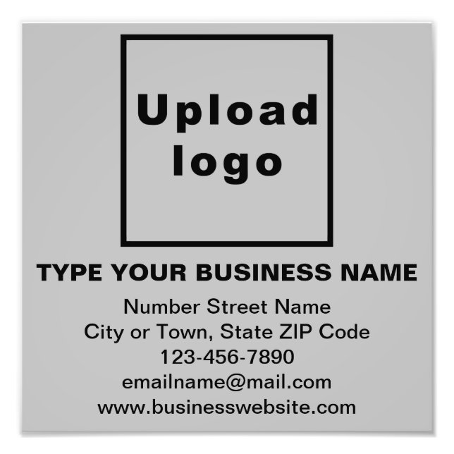 Foto Marca comercial na Cinza Square (Frente)