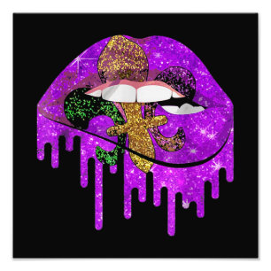 Foto Mardi Gras Carnaval Purple Dourado