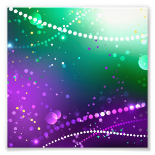 Foto Mardi Gras Festivo Purple Background