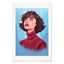 Margot Woman Painting Poster