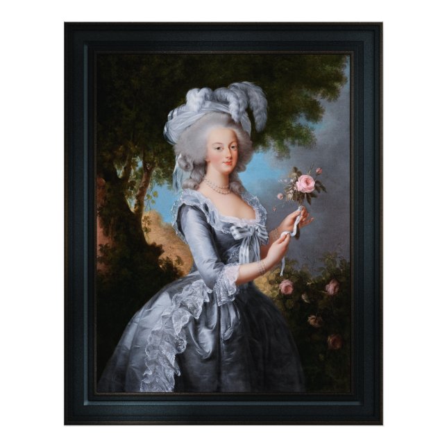 Foto Marie Antoinette Com Rosa (Frente)