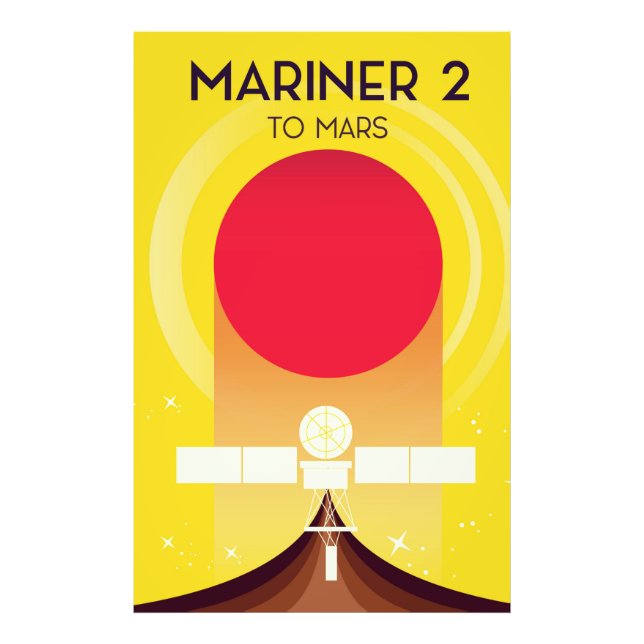 Foto Mariner 2 Para Marte (Frente)