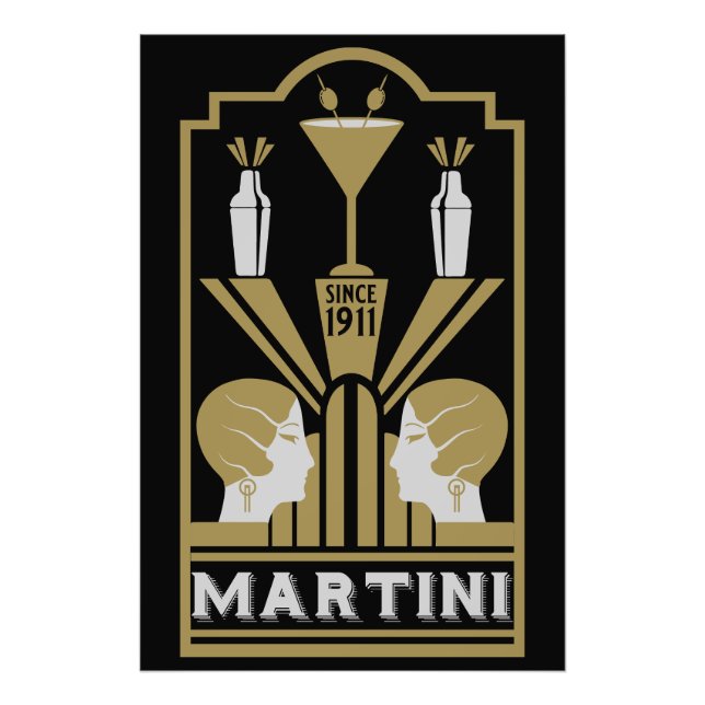 Foto Martini Art Deco Art (Frente)