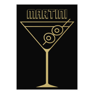 Foto Martini de Oliva Médio Moderno Dourado 2