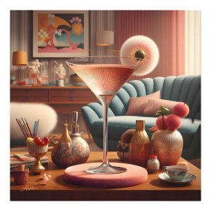 Foto Martini Futurista Atômico de Cerejeira em Flor
