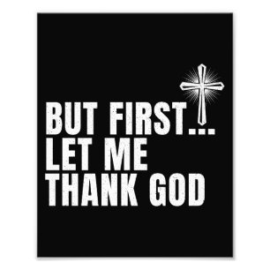 Foto Mas Primeiro Deixe-Me Obrigado Deus