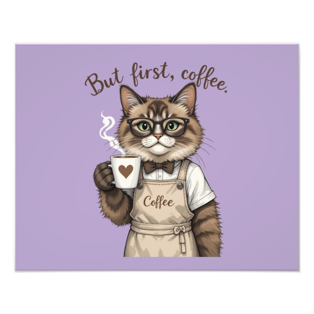 Foto Mas Primeiro, Gato Café (Frente)
