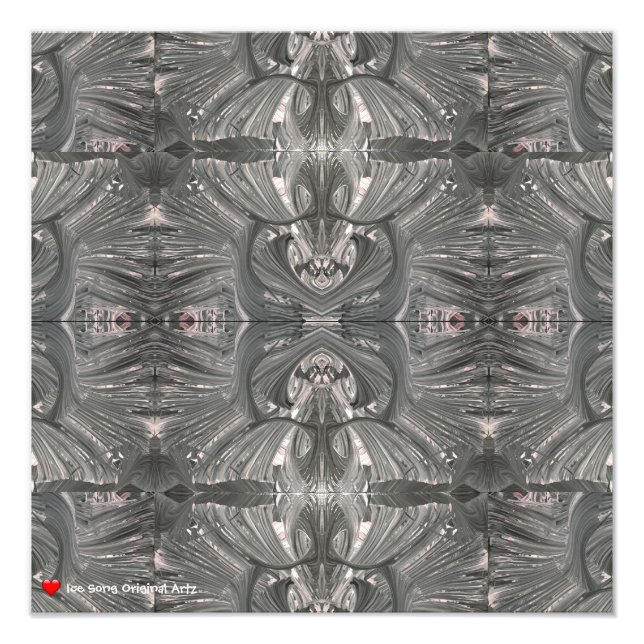 Foto Máscara 1 Tribal de Abstrato preto branco (Frente)