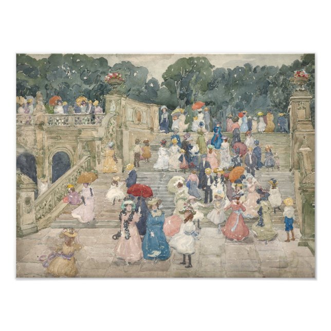 Foto Maurice Prendergast - The Terrace Bridge, Central (Frente)