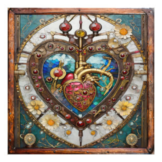 Foto Mechanical Heart Anatomical Steampunk Series