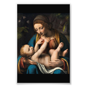 Foto MED Kristusbarnet de Madonna